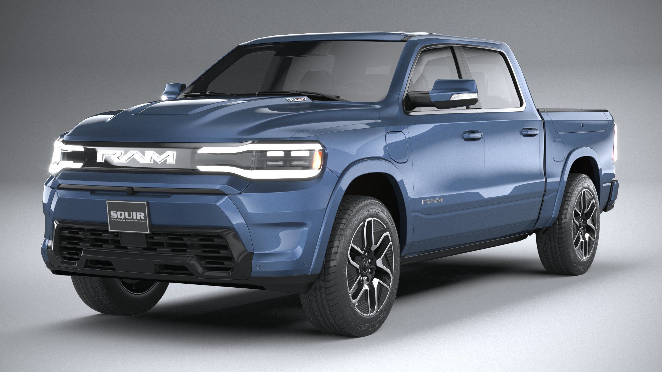 Ram 1500 REV 2025 3D model_2