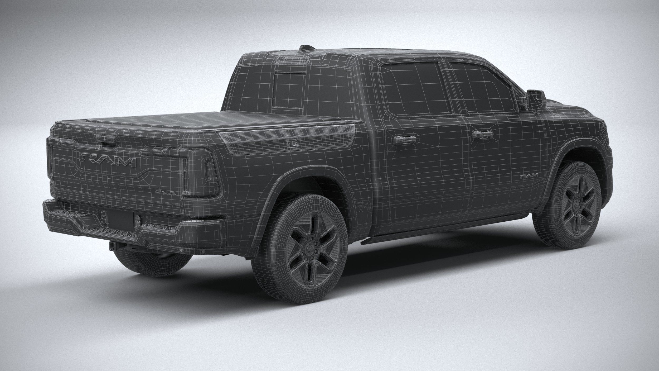 Ram 1500 REV 2025 3D model_29