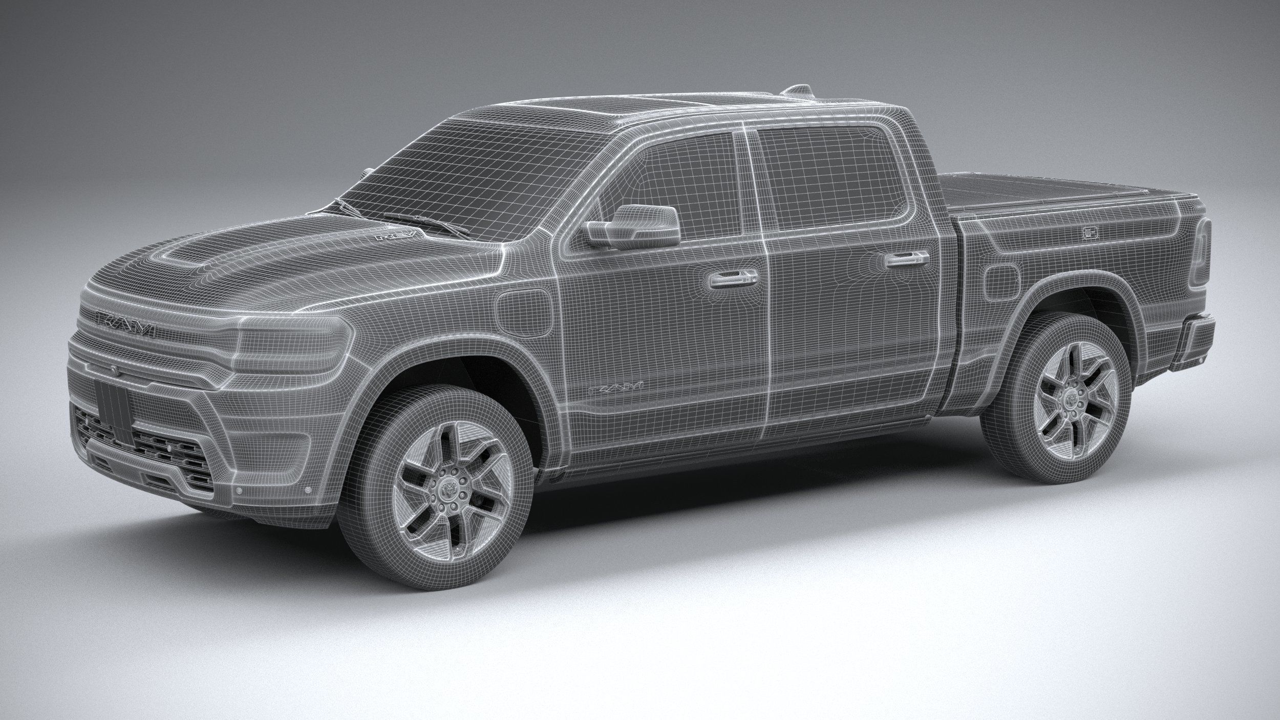 Ram 1500 REV 2025 3D model_26