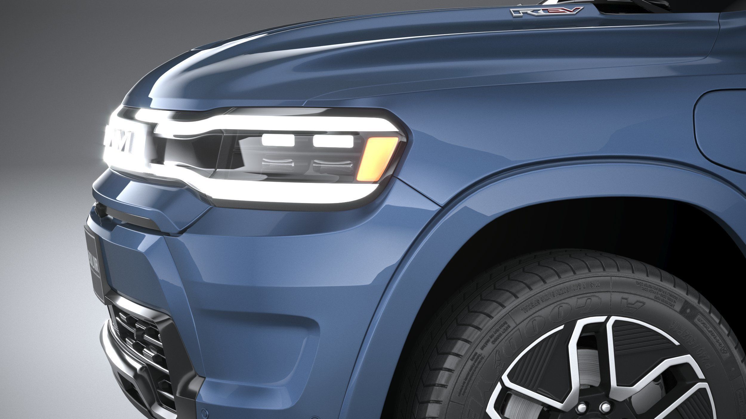 Ram 1500 REV 2025 3D model_3