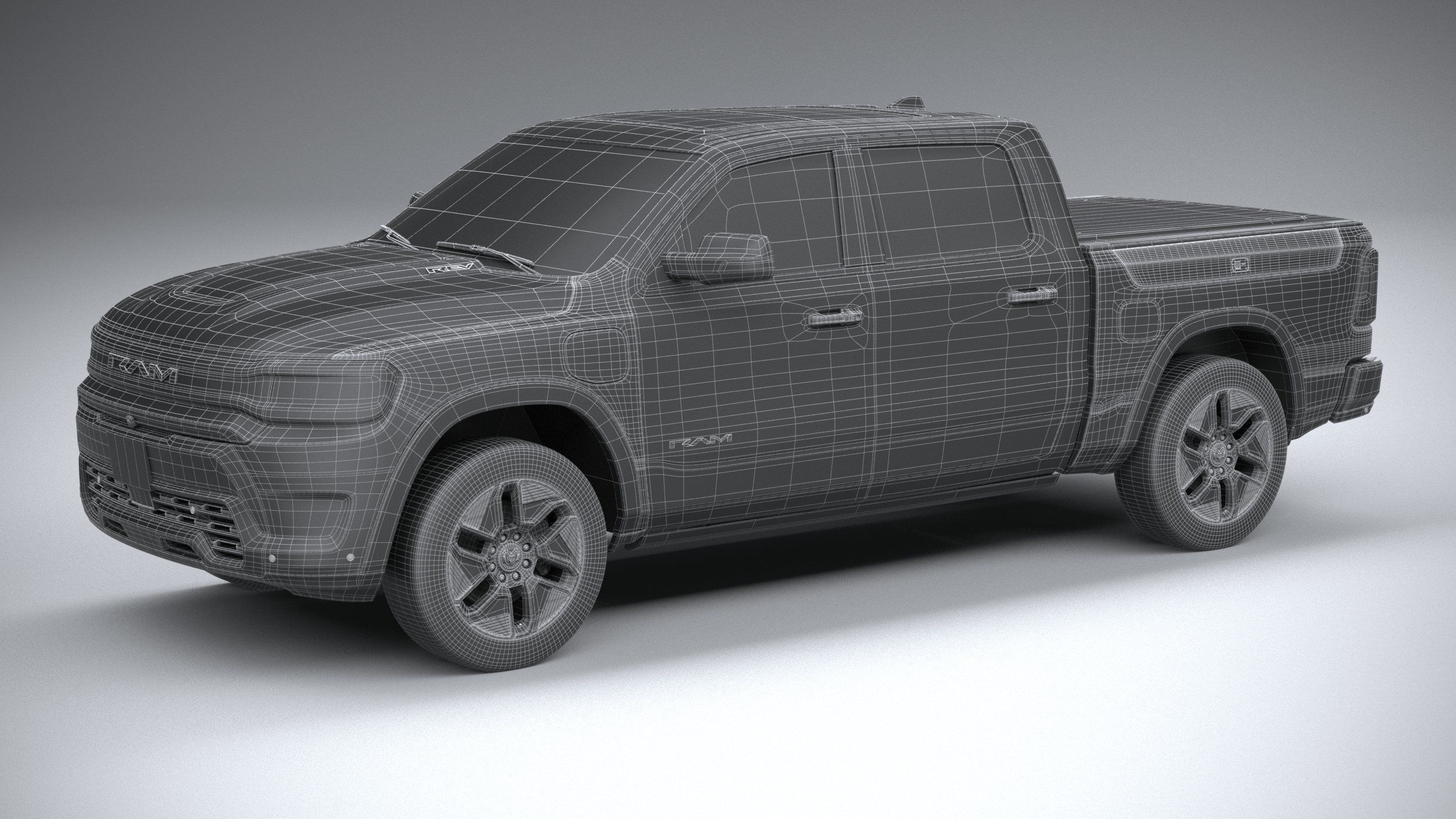 Ram 1500 REV 2025 3D model_28