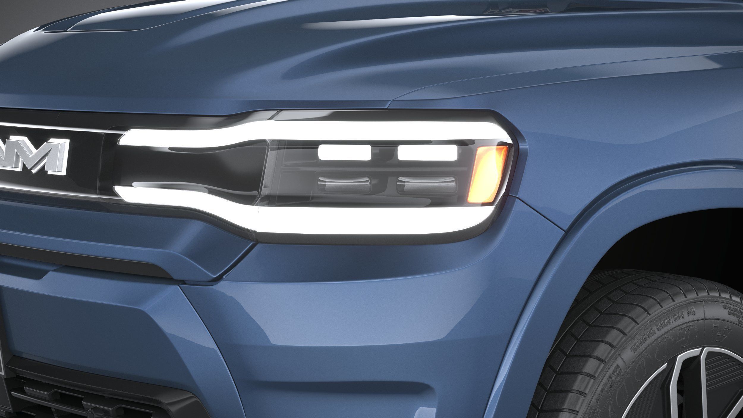 Ram 1500 REV 2025 3D model_14