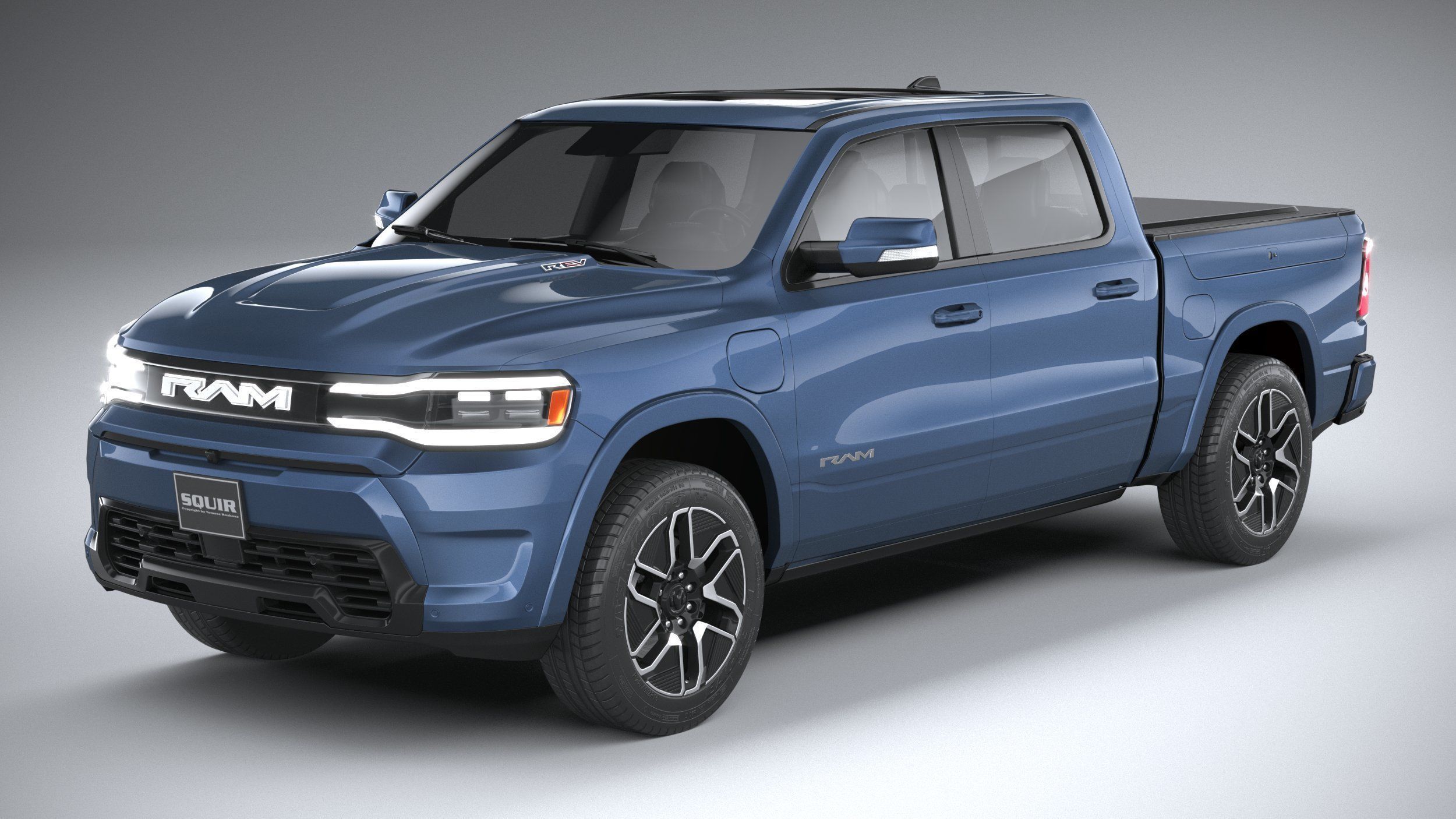 Ram 1500 REV 2025 3D model_1