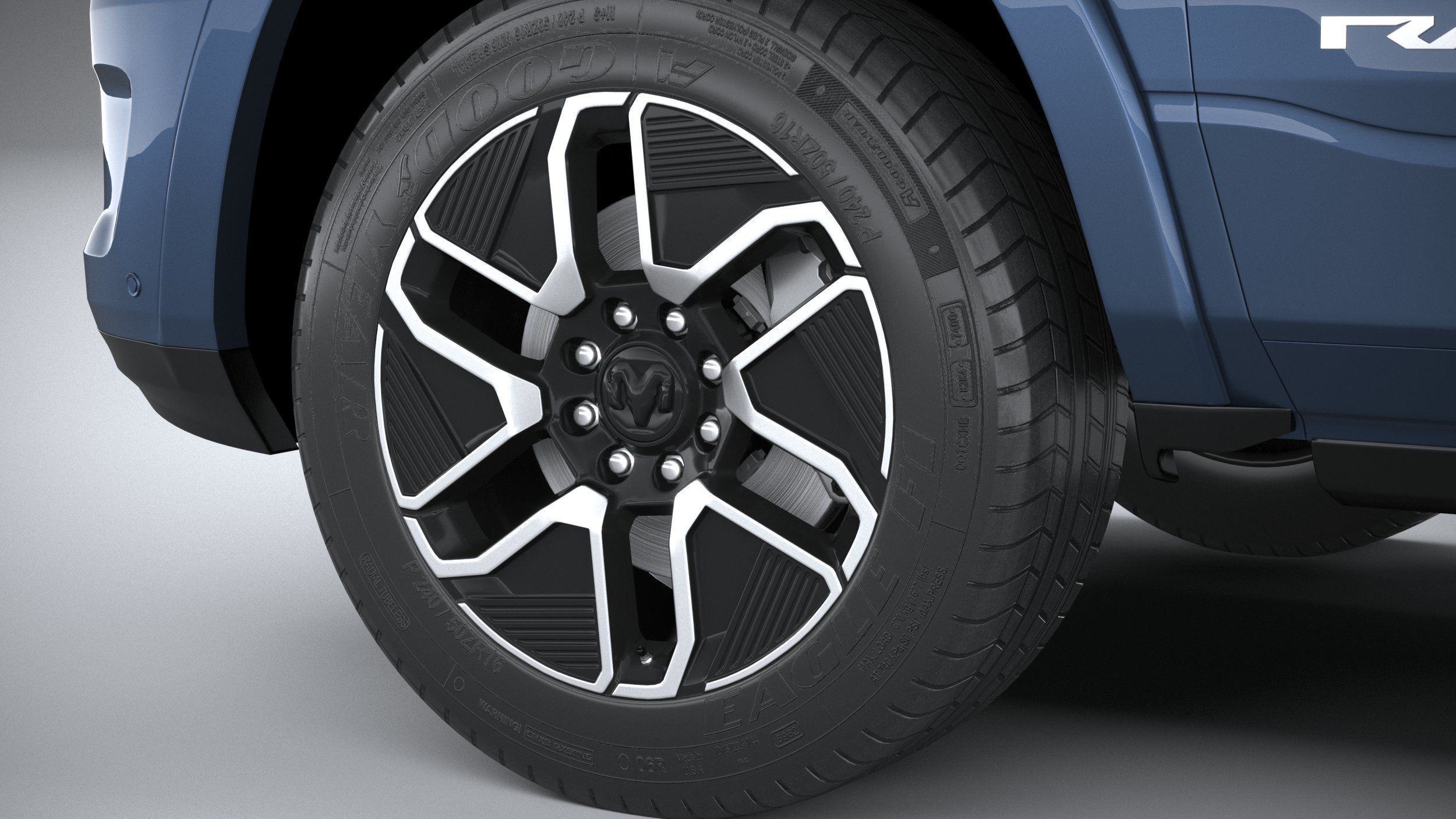 Ram 1500 REV 2025 3D model_16