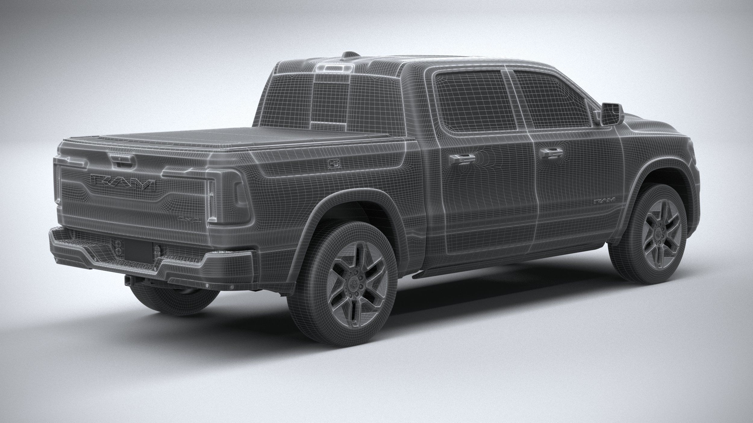 Ram 1500 REV 2025 3D model_27