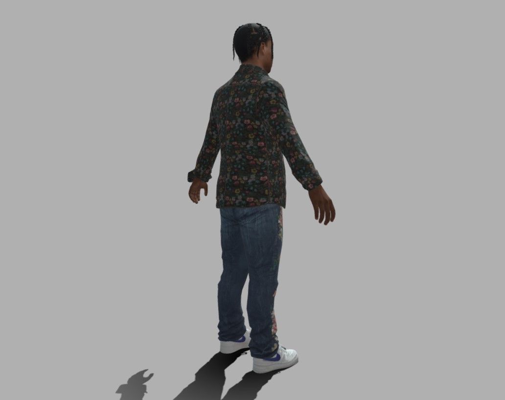ASAP Rocky Low-poly 3D model_3