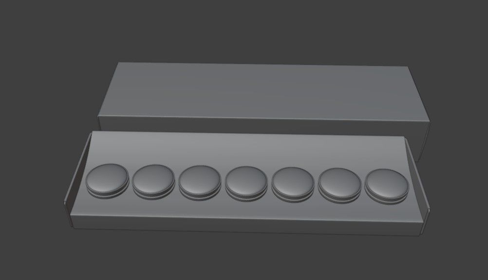 Lip Care Lip Balm Set - 3D Model Low-poly 3D model_8