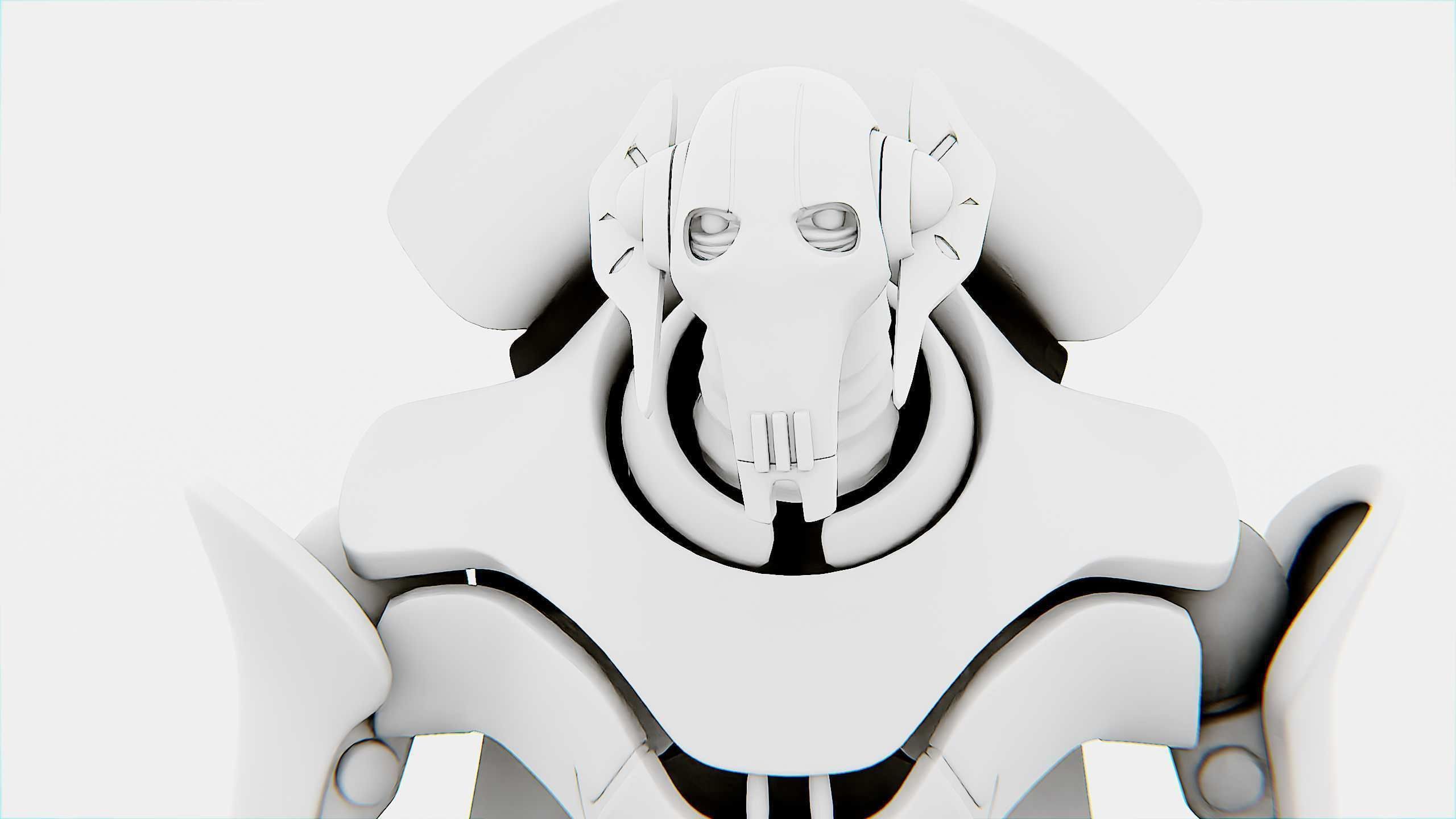 GRIEVOUS  Rigged for Unreal Engine - Unity - MIXAMO 3D model_34