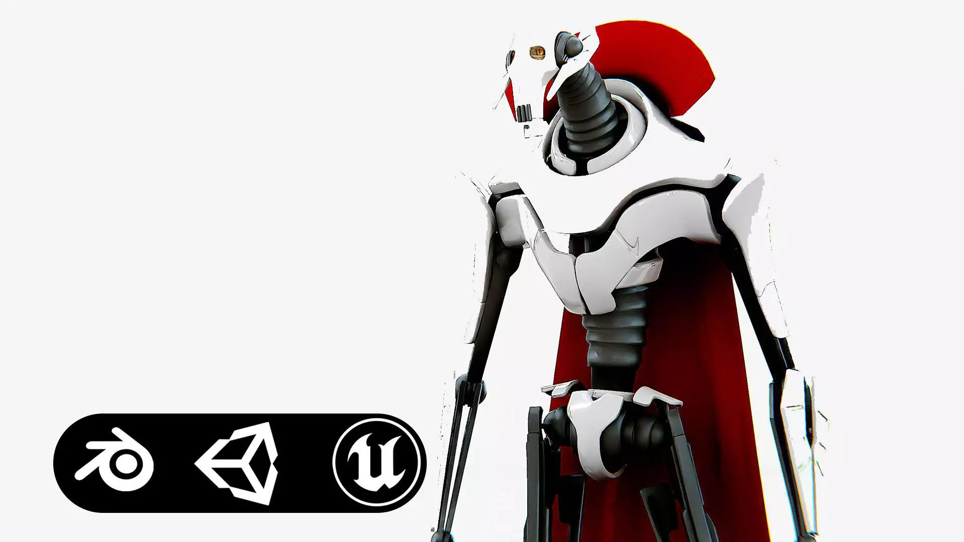 GRIEVOUS  Rigged for Unreal Engine - Unity - MIXAMO 3D model_0