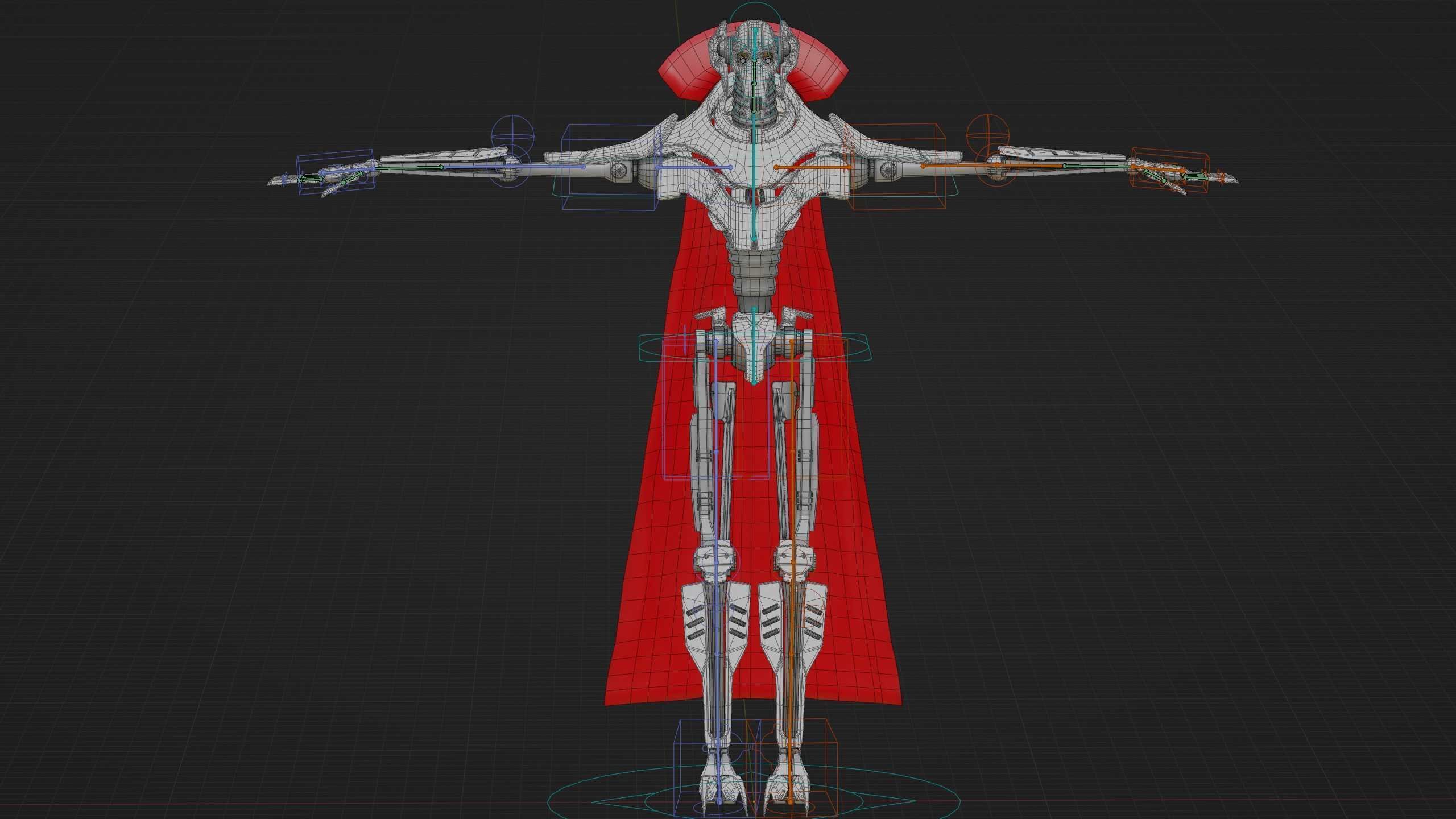 GRIEVOUS  Rigged for Unreal Engine - Unity - MIXAMO 3D model_39