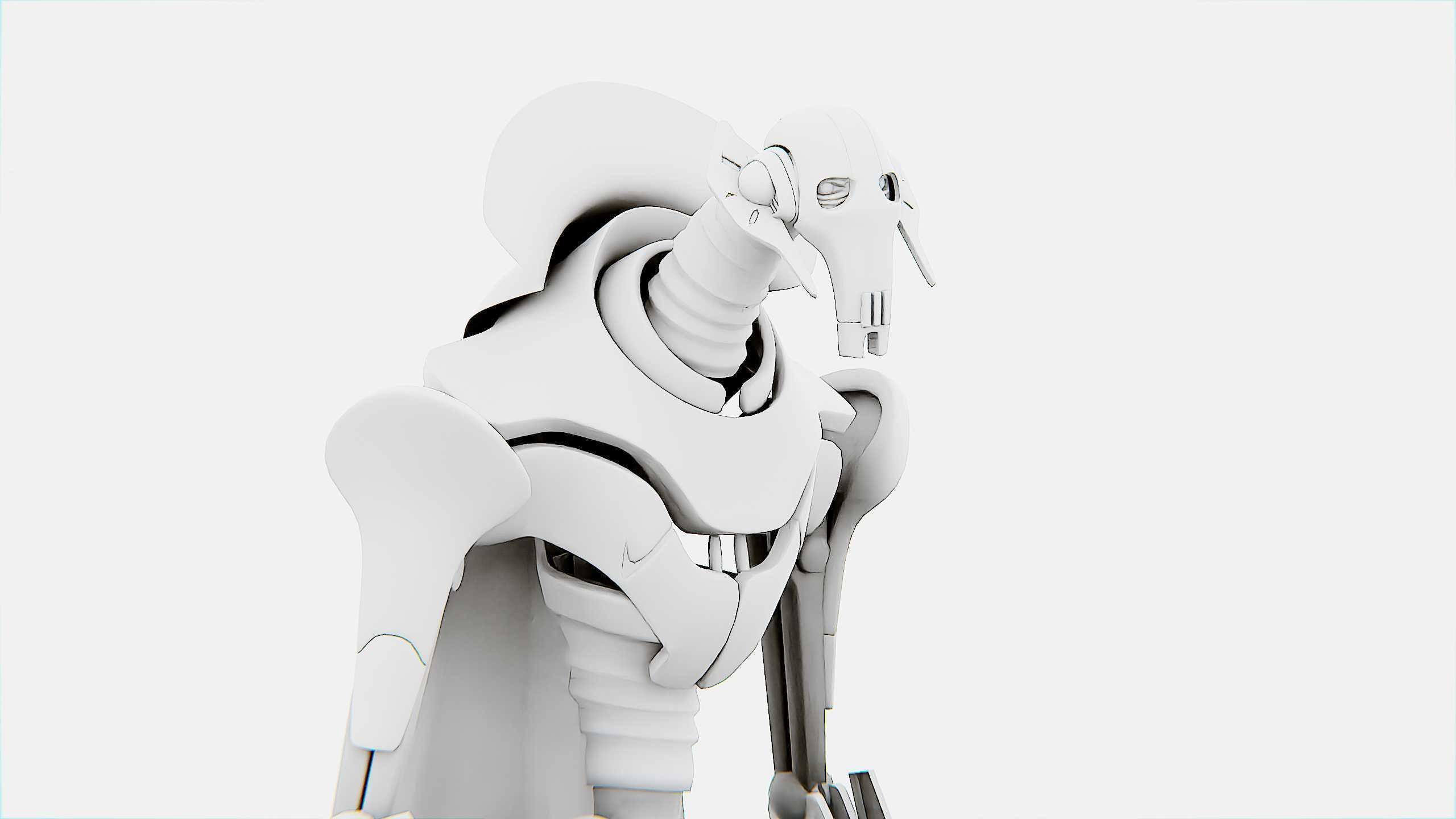 GRIEVOUS  Rigged for Unreal Engine - Unity - MIXAMO 3D model_33