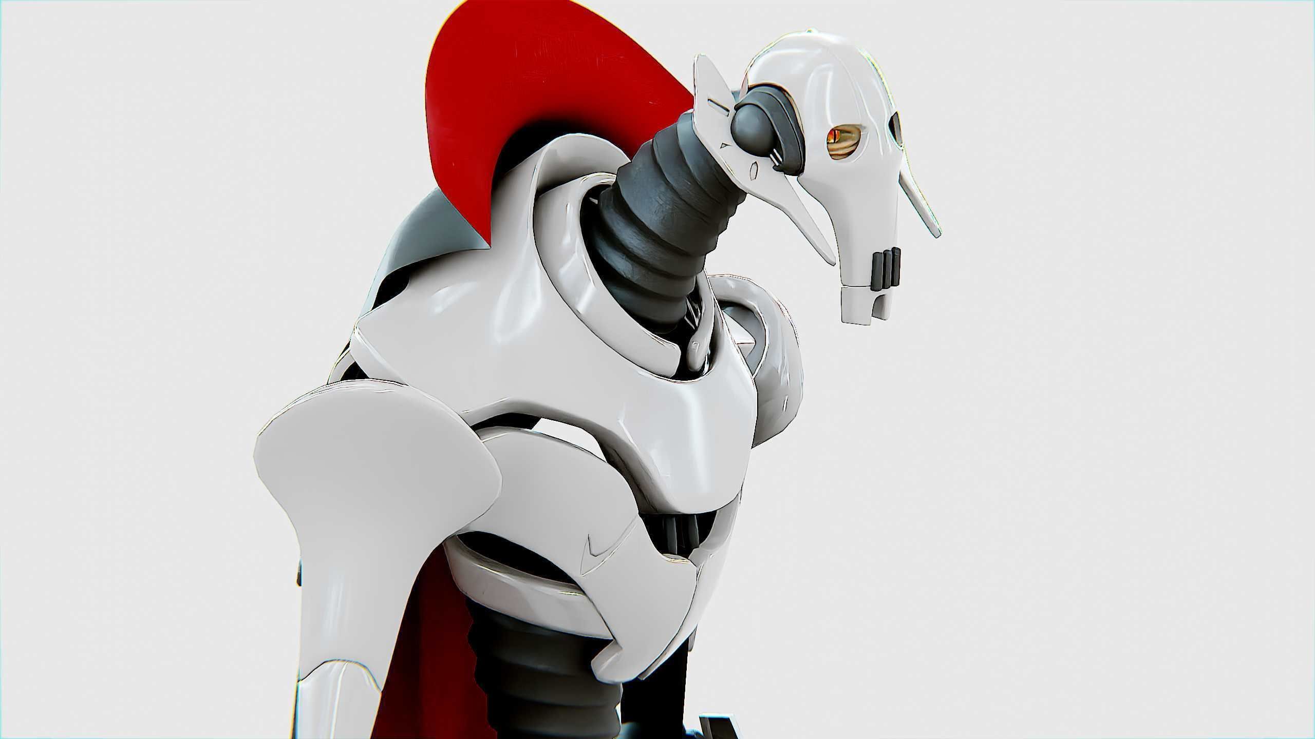 GRIEVOUS  Rigged for Unreal Engine - Unity - MIXAMO 3D model_24