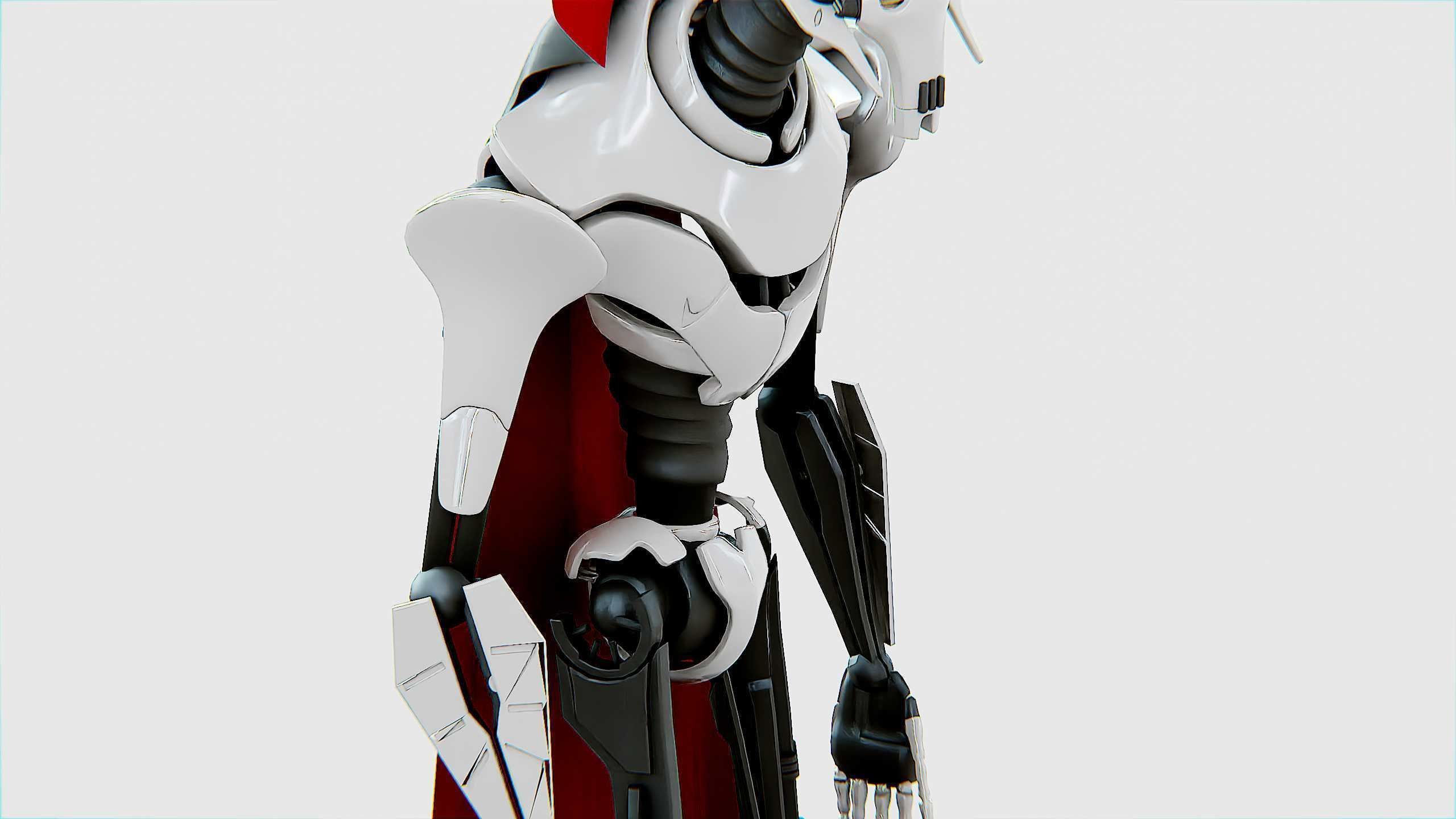 GRIEVOUS  Rigged for Unreal Engine - Unity - MIXAMO 3D model_28