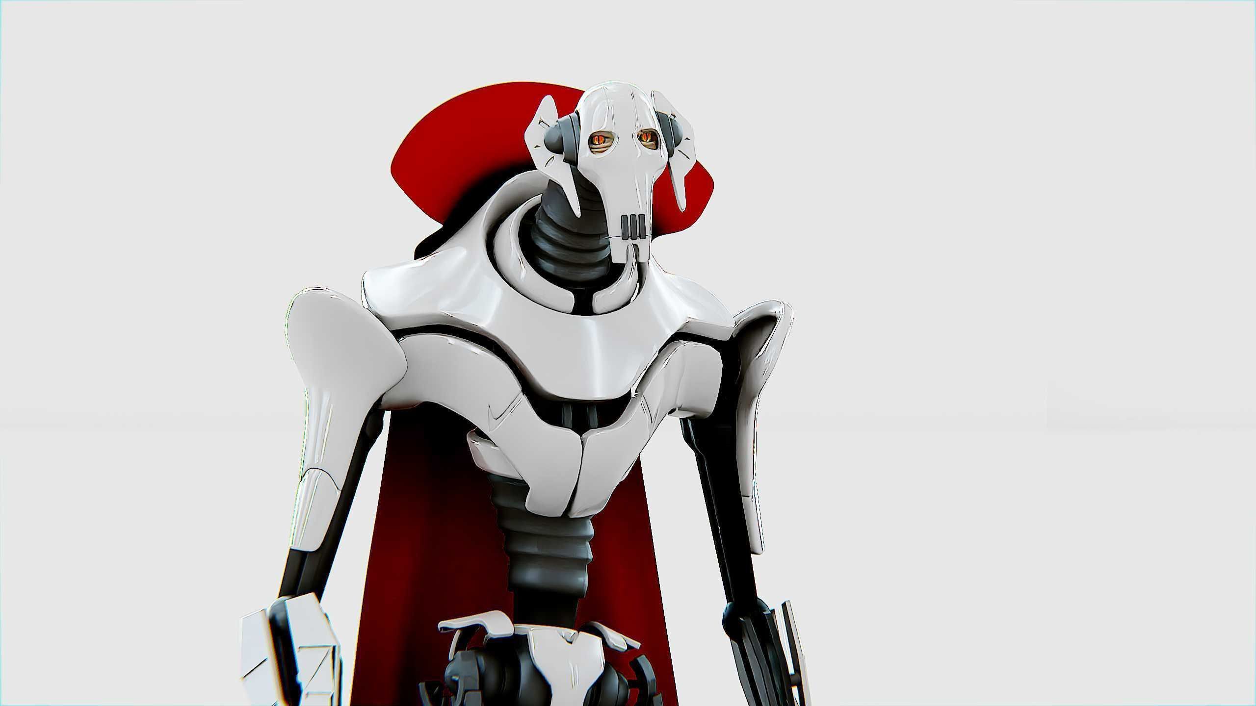 GRIEVOUS  Rigged for Unreal Engine - Unity - MIXAMO 3D model_2