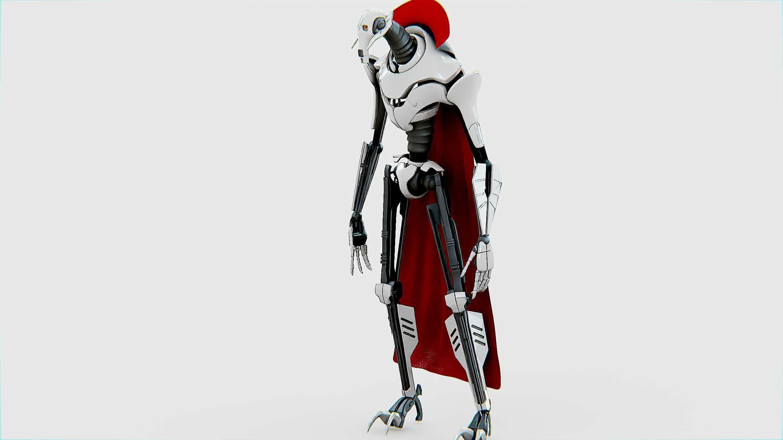 GRIEVOUS  Rigged for Unreal Engine - Unity - MIXAMO 3D model_7