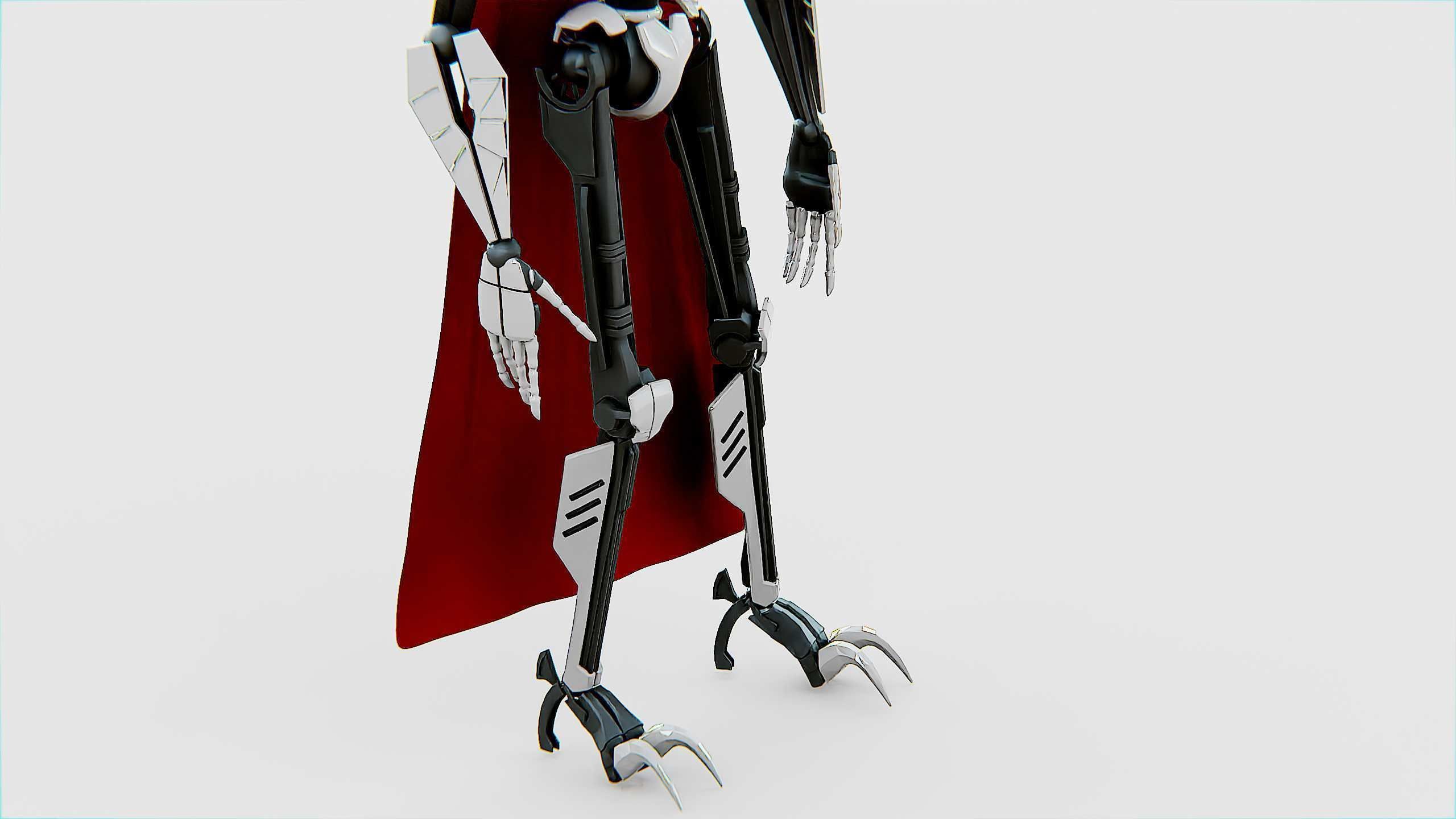 GRIEVOUS  Rigged for Unreal Engine - Unity - MIXAMO 3D model_27
