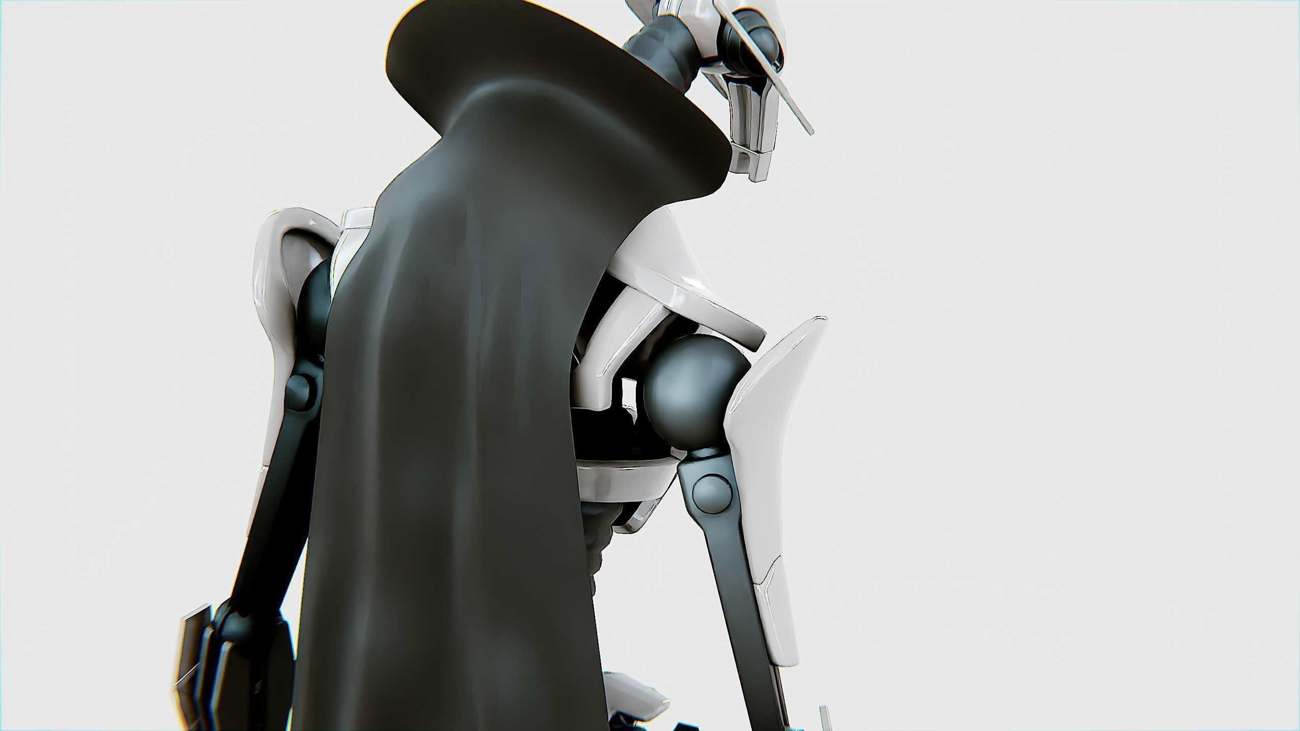 GRIEVOUS  Rigged for Unreal Engine - Unity - MIXAMO 3D model_25