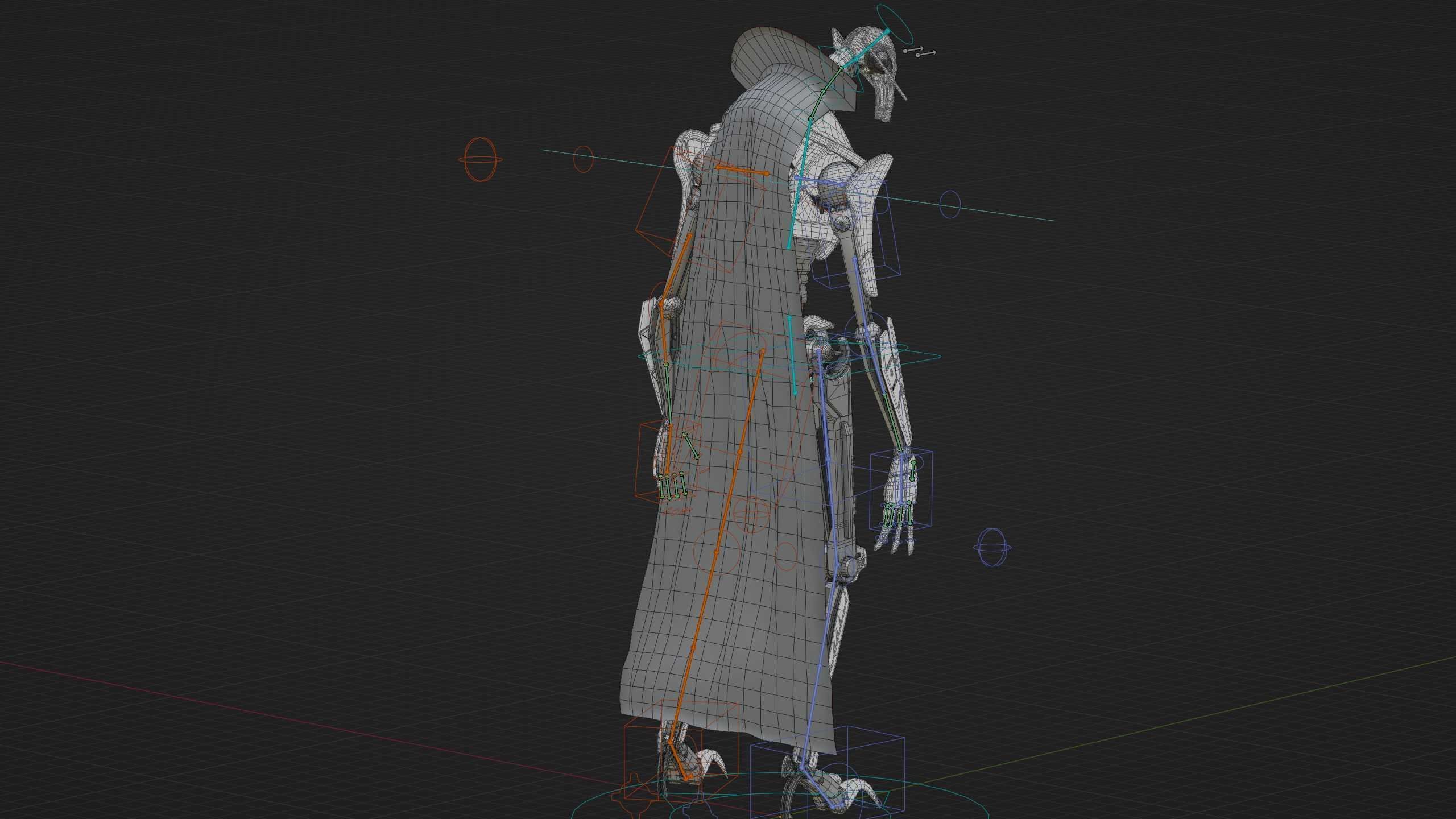 GRIEVOUS  Rigged for Unreal Engine - Unity - MIXAMO 3D model_38