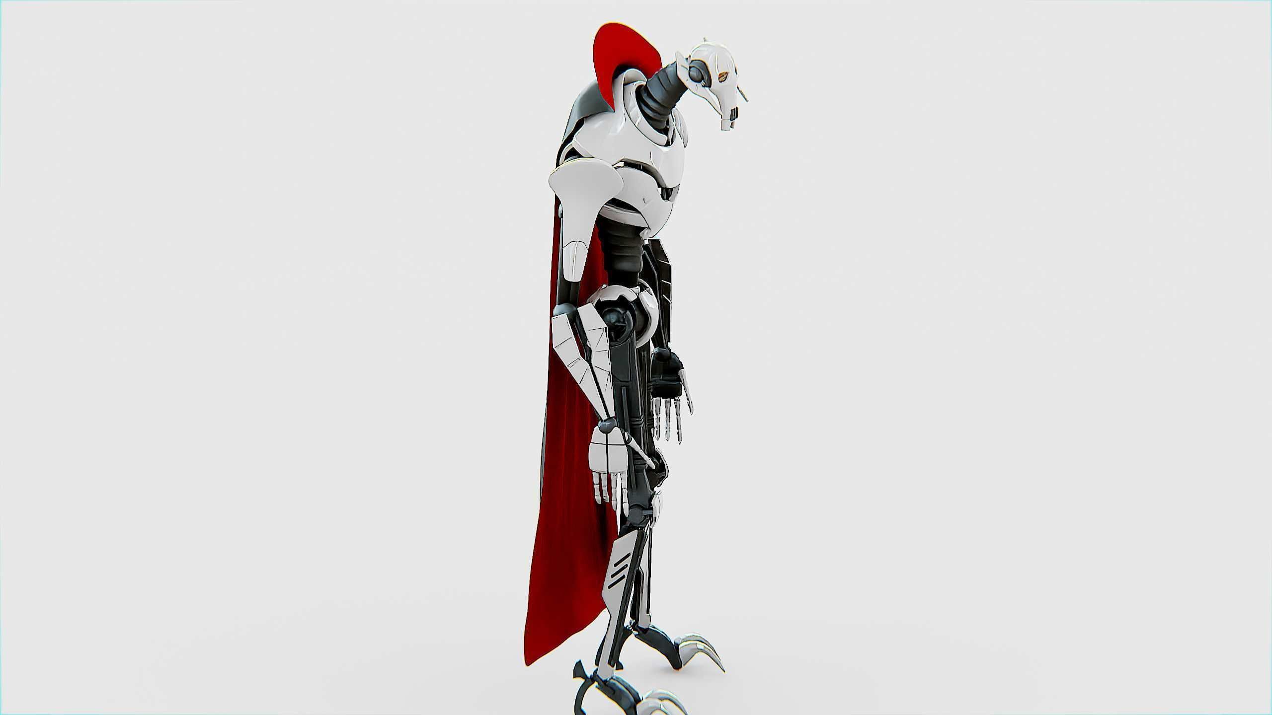 GRIEVOUS  Rigged for Unreal Engine - Unity - MIXAMO 3D model_19