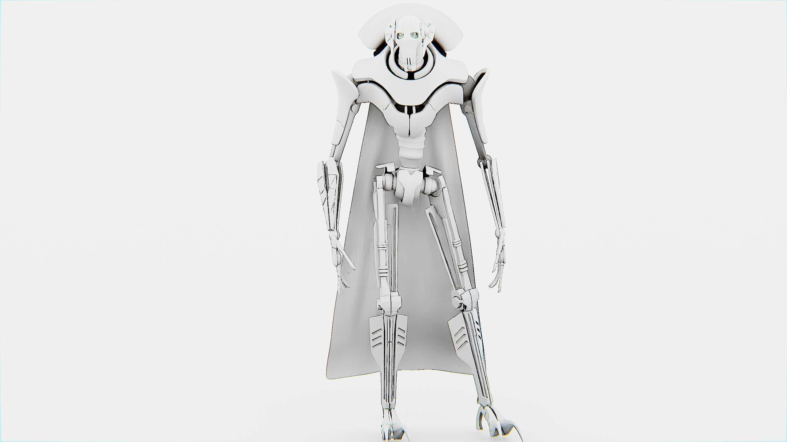 GRIEVOUS  Rigged for Unreal Engine - Unity - MIXAMO 3D model_35