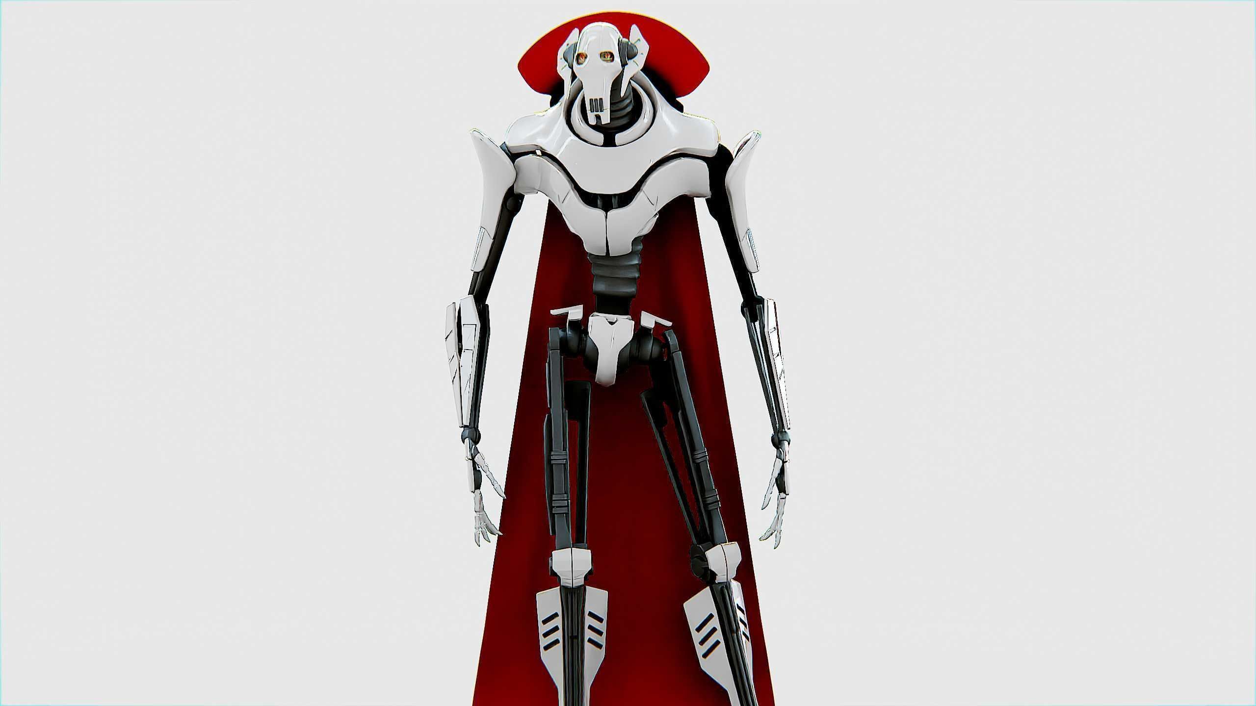 GRIEVOUS  Rigged for Unreal Engine - Unity - MIXAMO 3D model_4