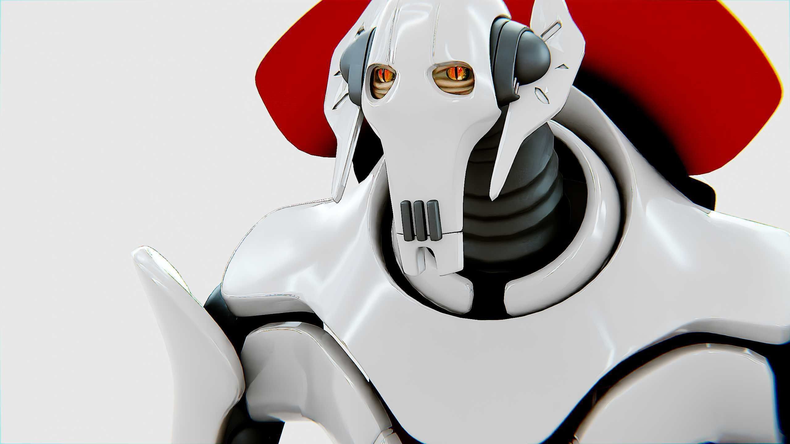 GRIEVOUS  Rigged for Unreal Engine - Unity - MIXAMO 3D model_23