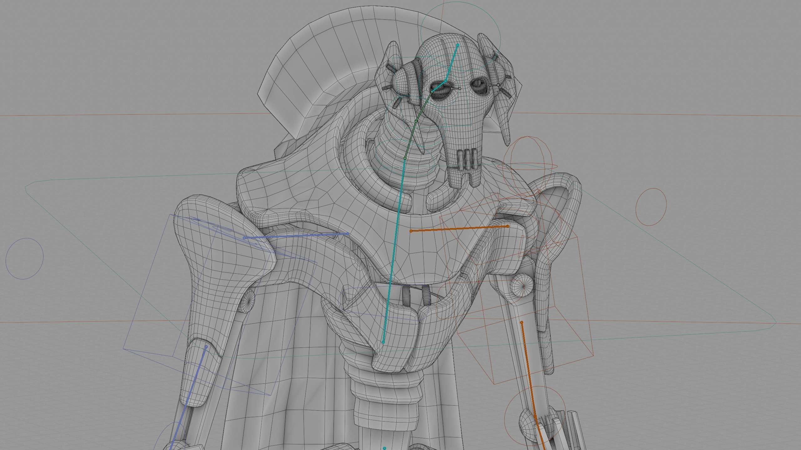 GRIEVOUS  Rigged for Unreal Engine - Unity - MIXAMO 3D model_42