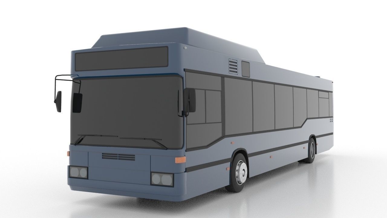 Mercedes-Benz O405N2 CNG Low Low-poly 3D model_1
