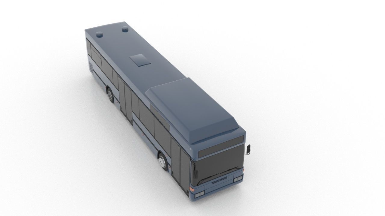 Mercedes-Benz O405N2 CNG Low Low-poly 3D model_8
