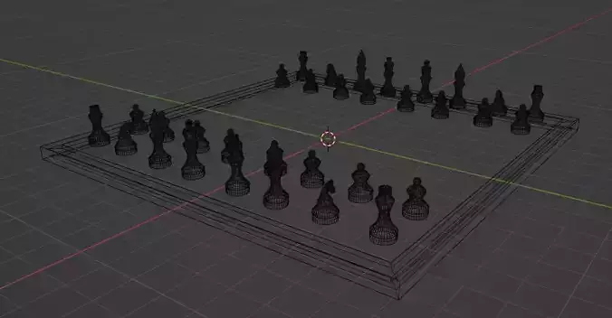 All-in-One 3D Chess Model Download Board Pieces