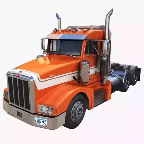 Peterbilt 377 daycab truck