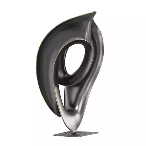 Abstract Bronze Sculpture by Trevor Askin time warp 3D model