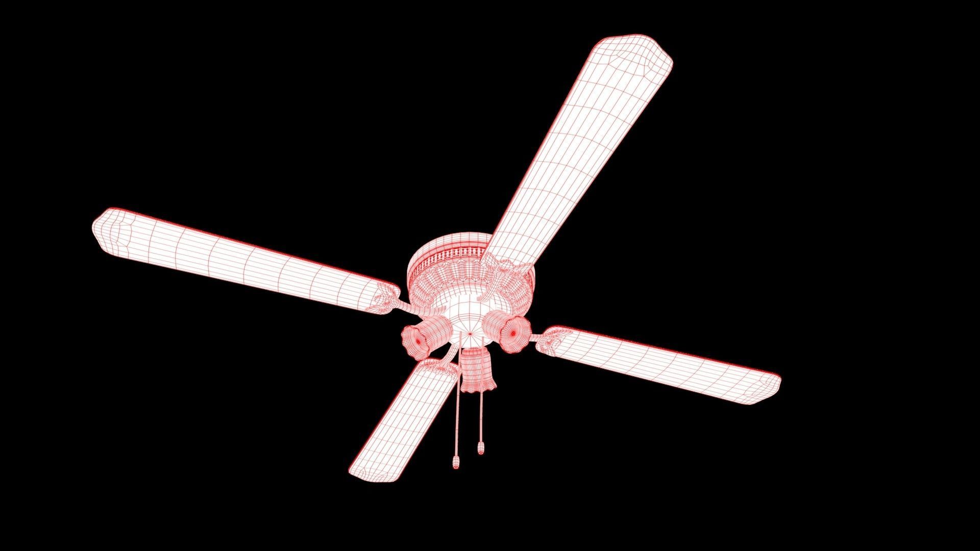 Ceiling Fan 10 3D model_6