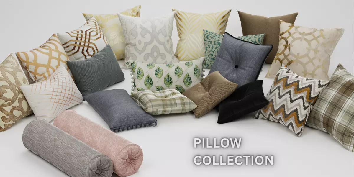 Pillow Collection 01 3D model