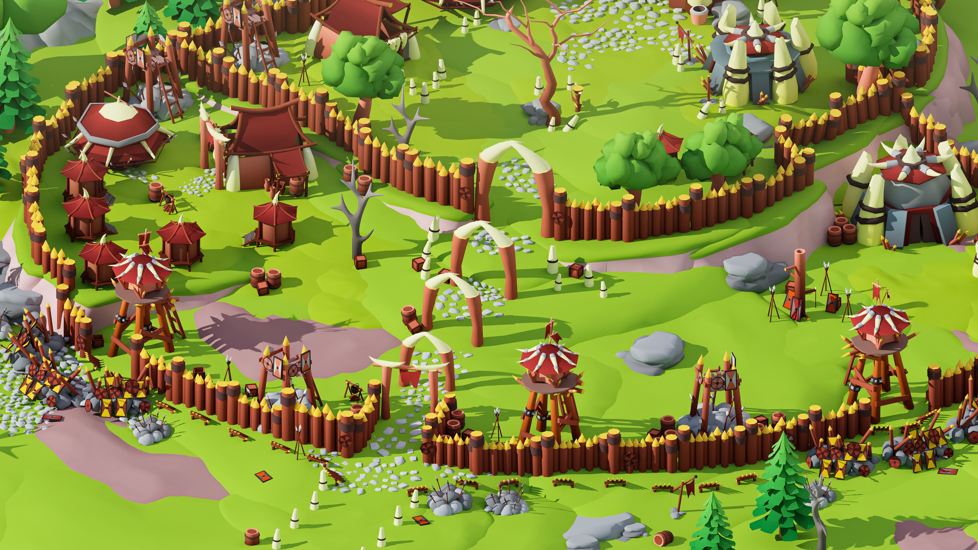 Horde Low-poly 3D model_18