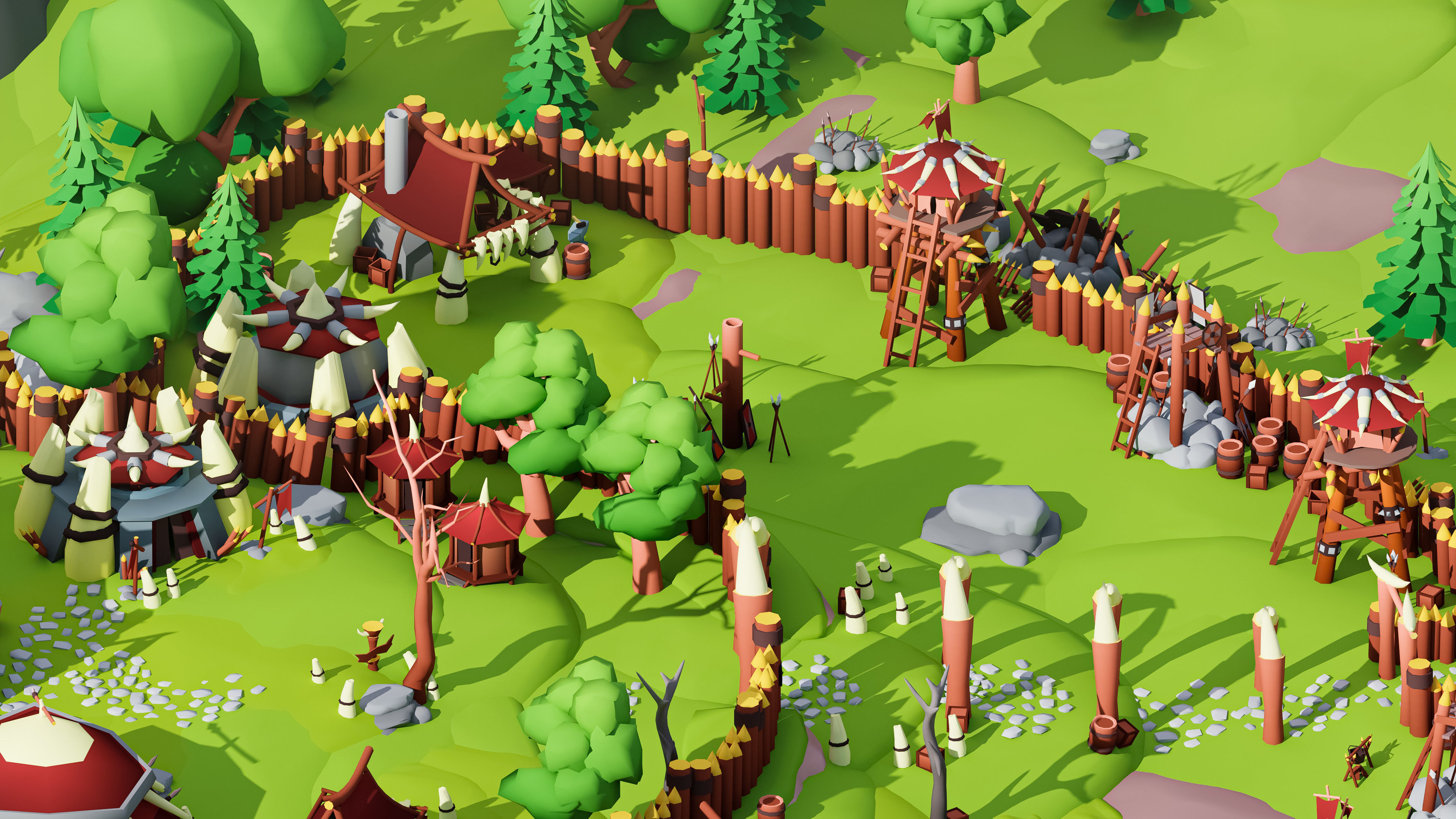 Horde Low-poly 3D model_12