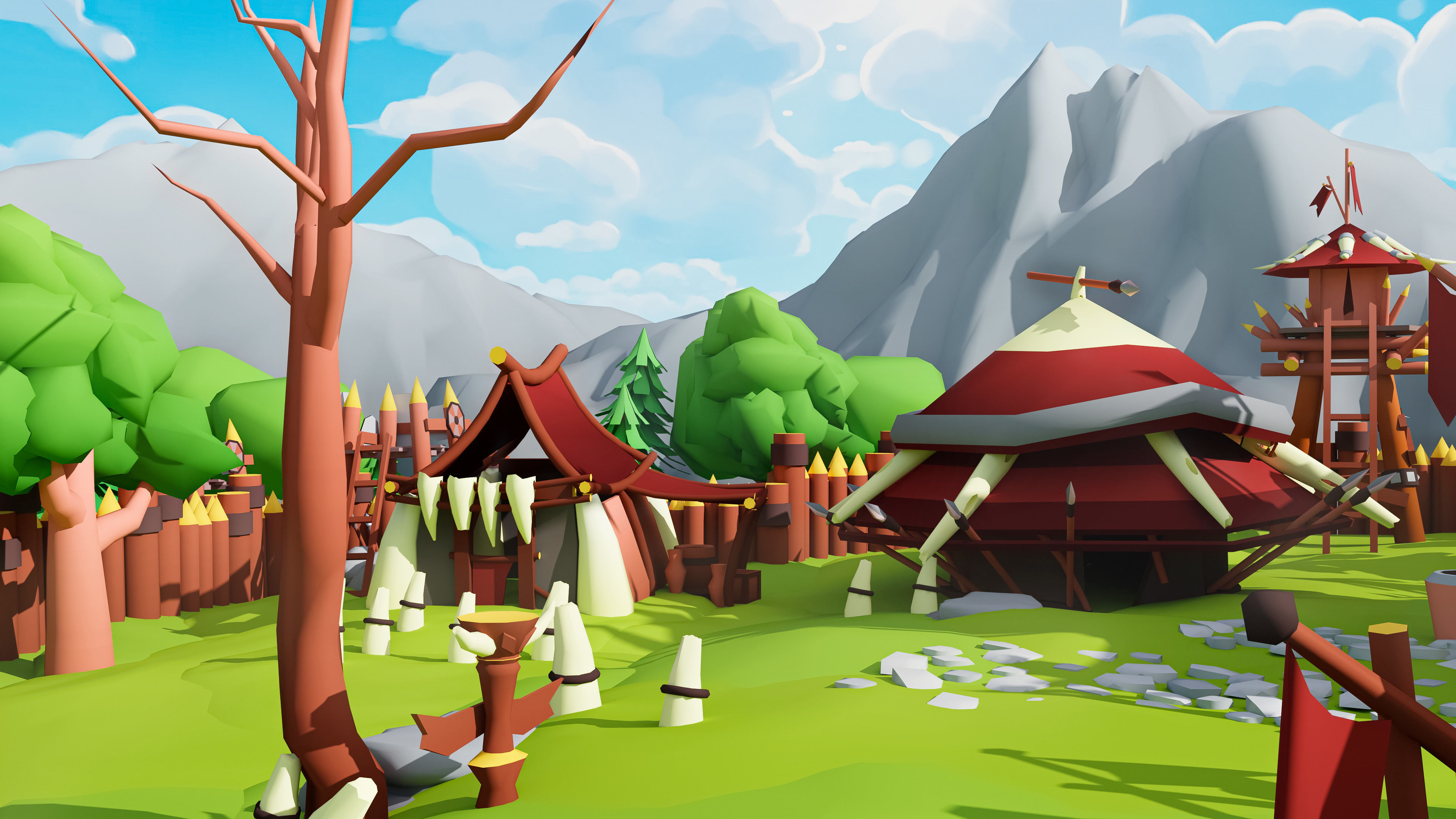 Horde Low-poly 3D model_32