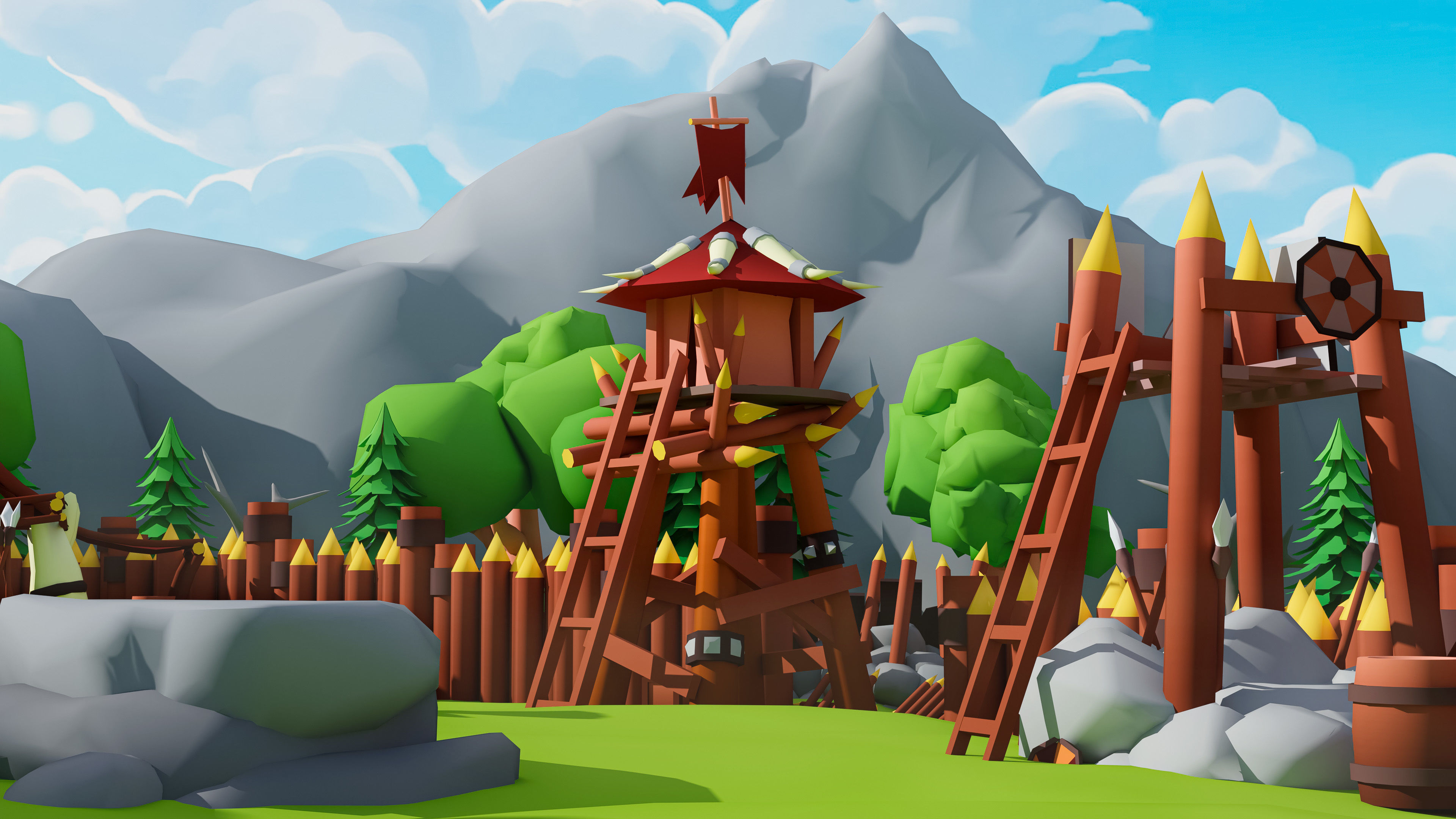 Horde Low-poly 3D model_33