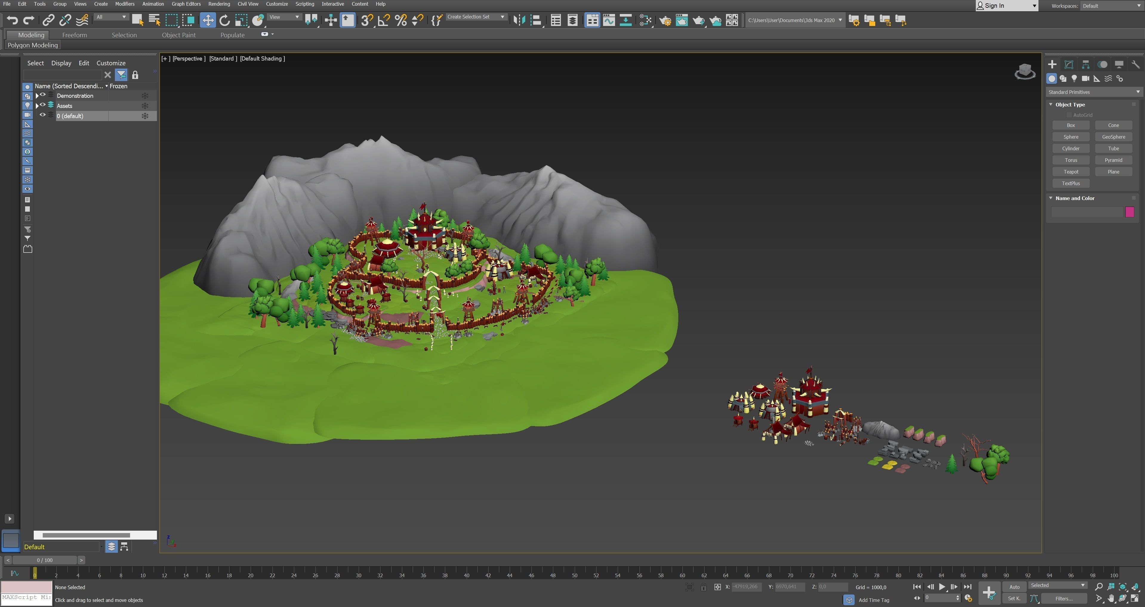 Horde Low-poly 3D model_37