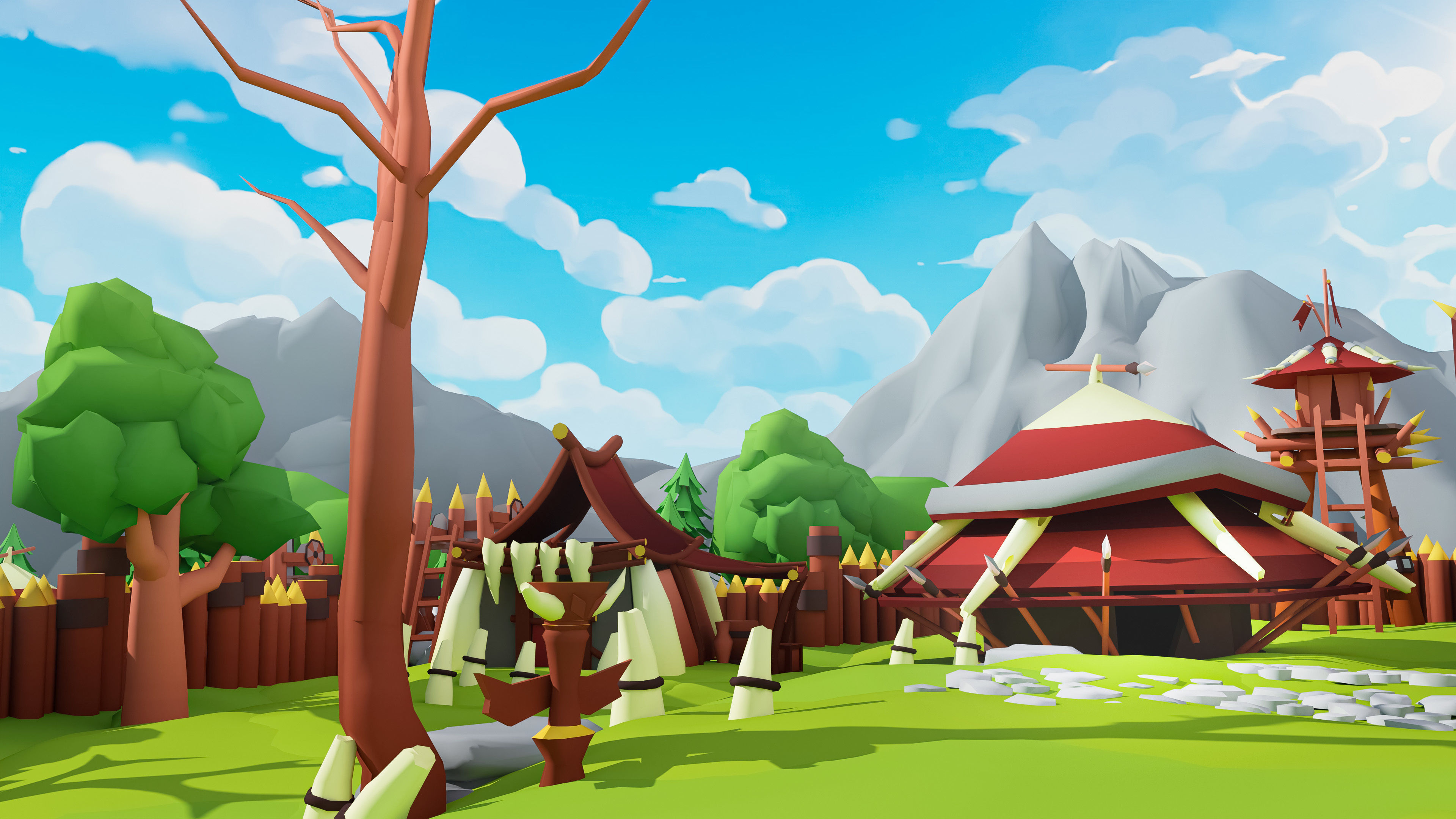 Horde Low-poly 3D model_20