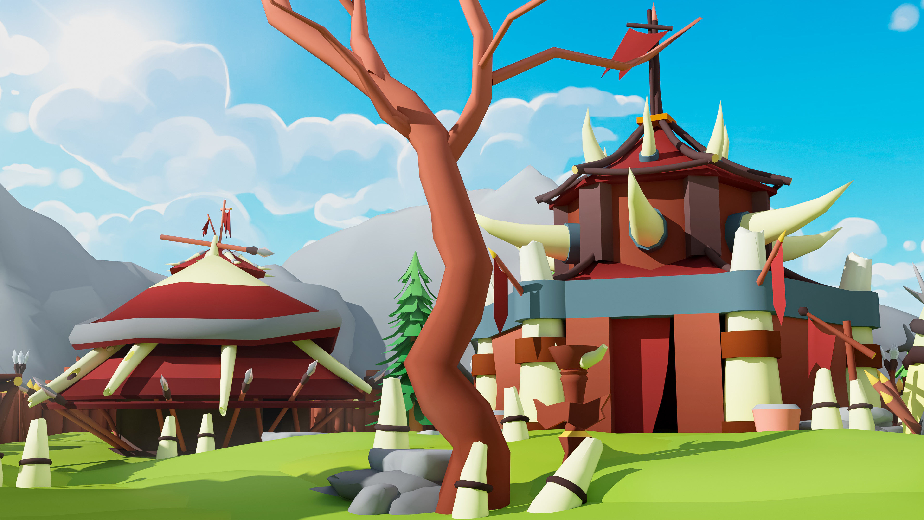 Horde Low-poly 3D model_24