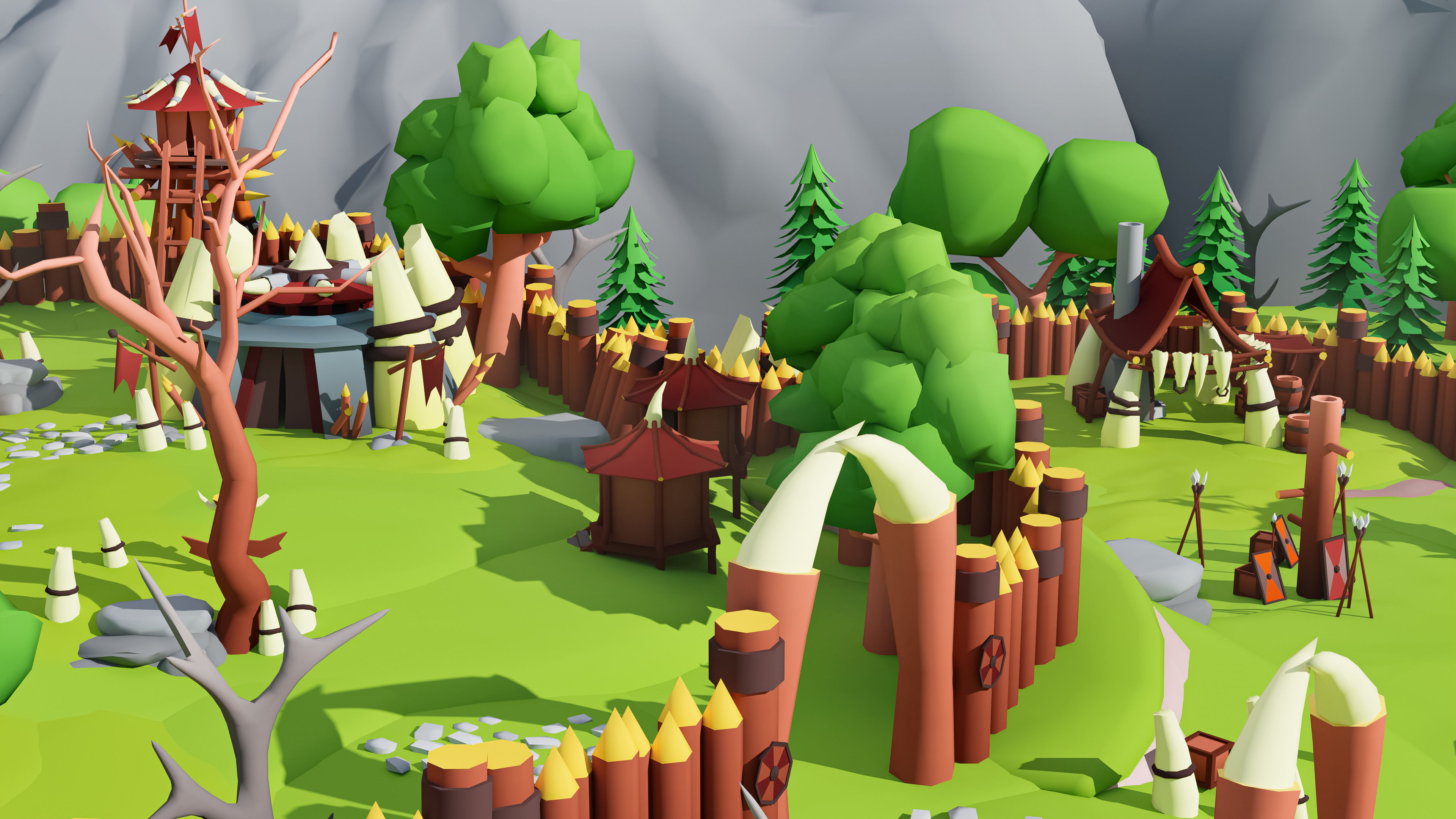 Horde Low-poly 3D model_23