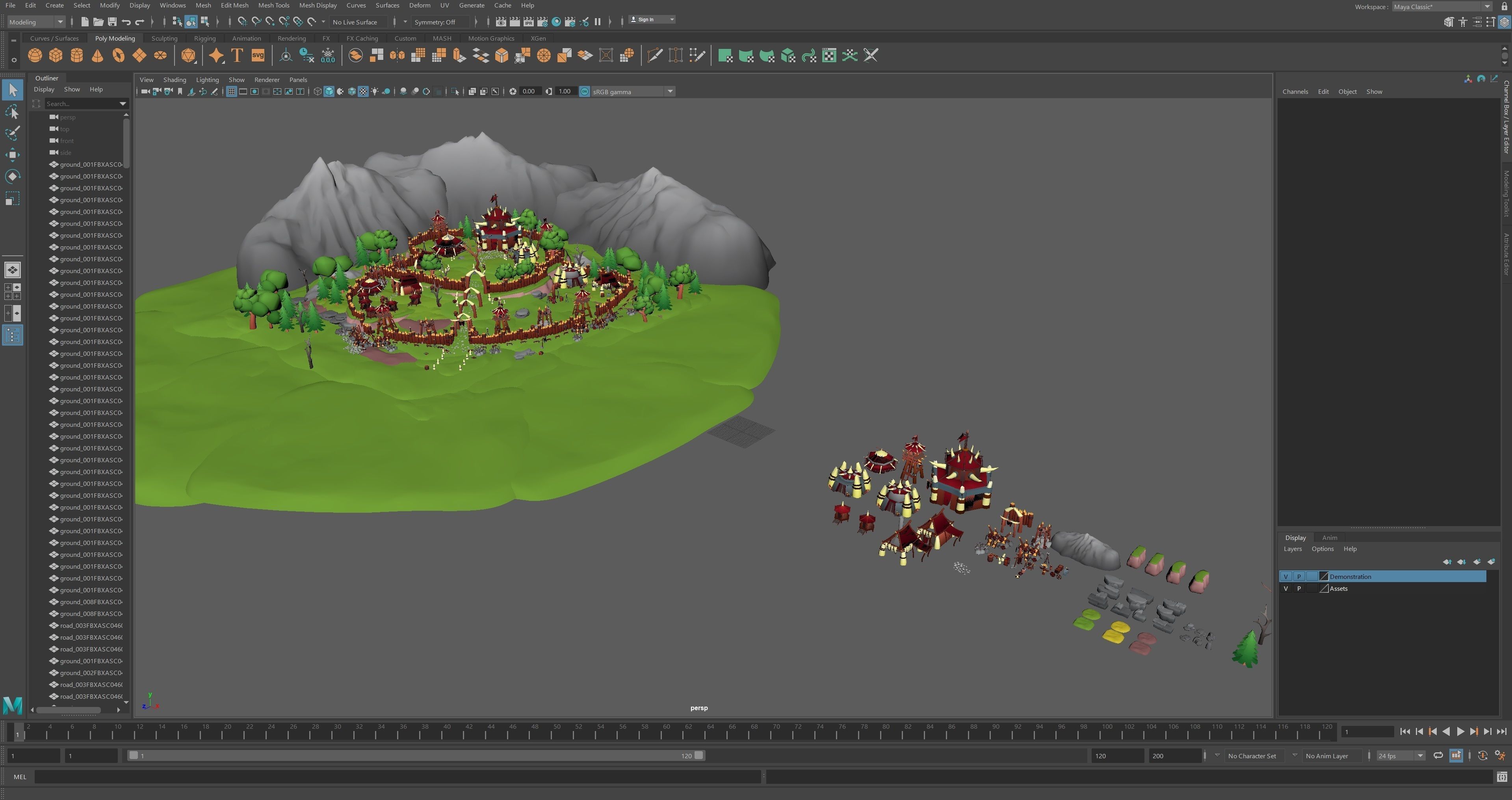 Horde Low-poly 3D model_38