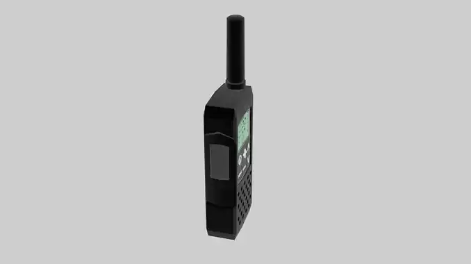Woki toki Radio Low-poly 3D model