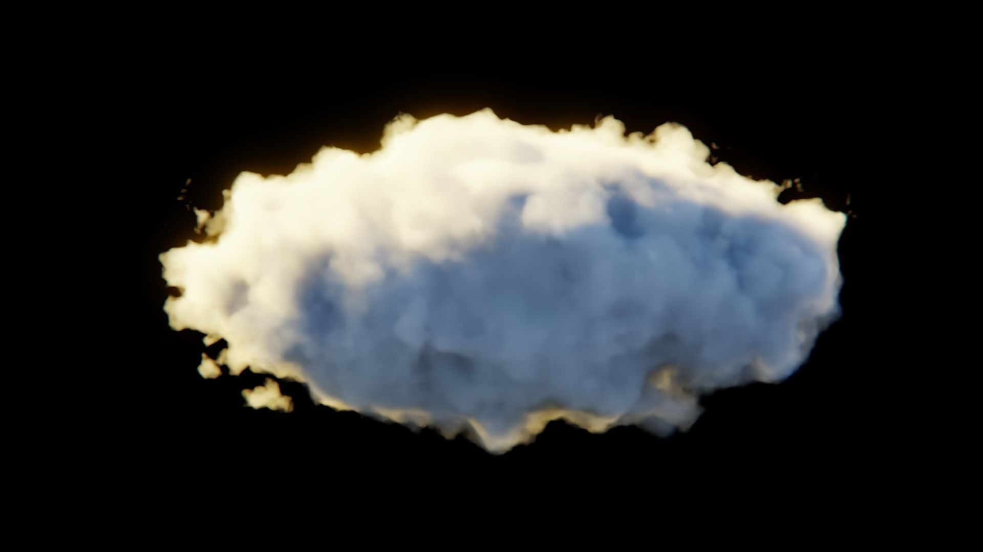 Photorealistic Volumetric Clouds - Procedural Shader 3D model_9