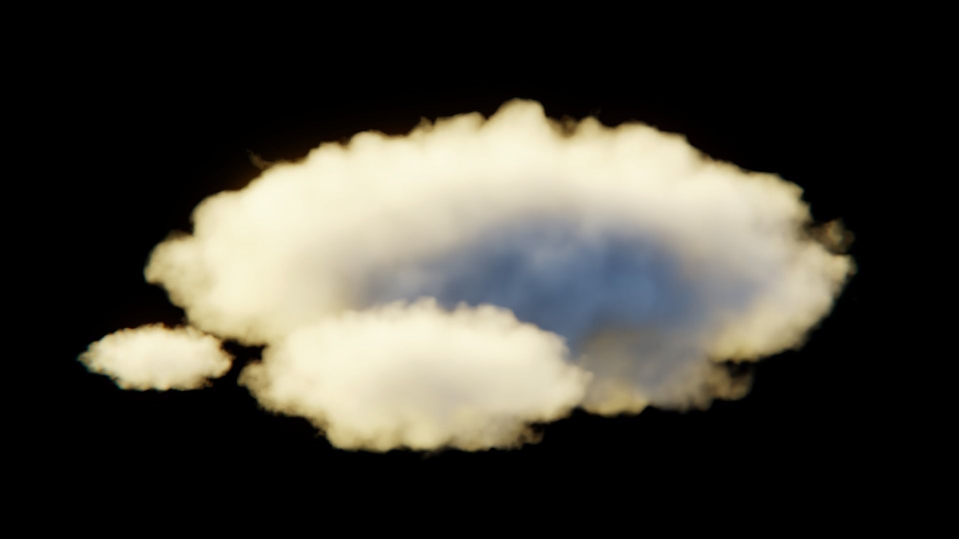Photorealistic Volumetric Clouds - Procedural Shader 3D model_5