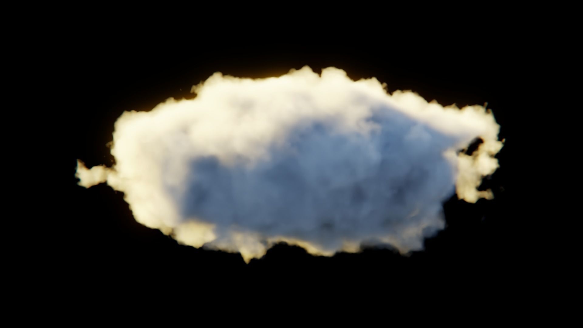 Photorealistic Volumetric Clouds - Procedural Shader 3D model_8