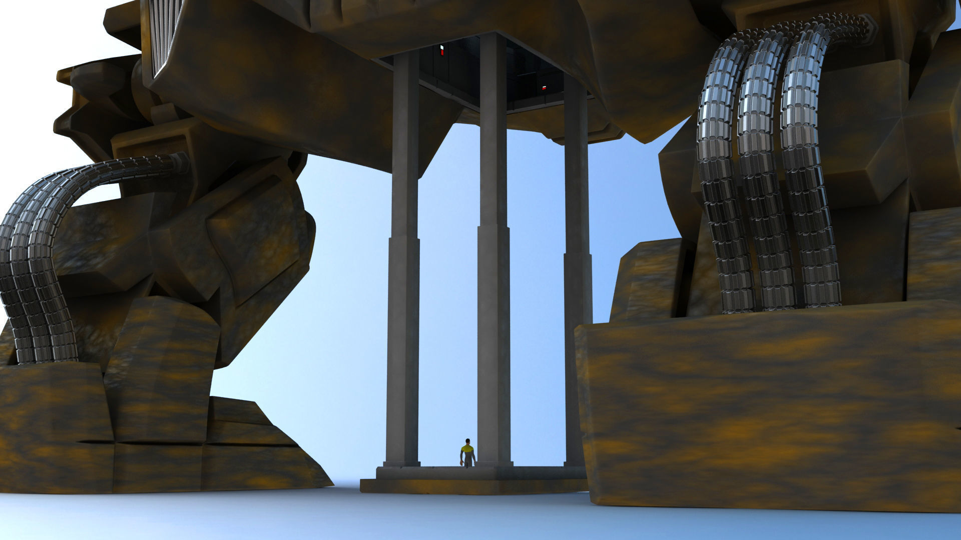 Juggernaut Battle Robot 3D model_15