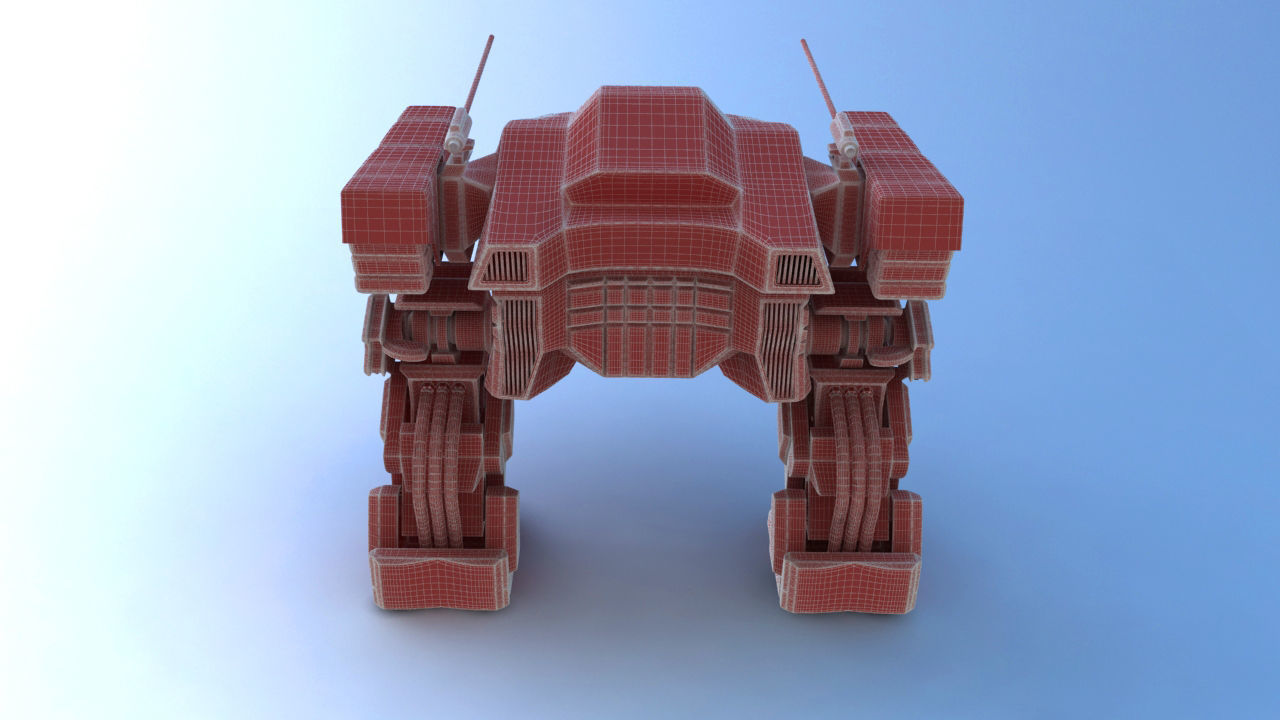 Juggernaut Battle Robot 3D model_43
