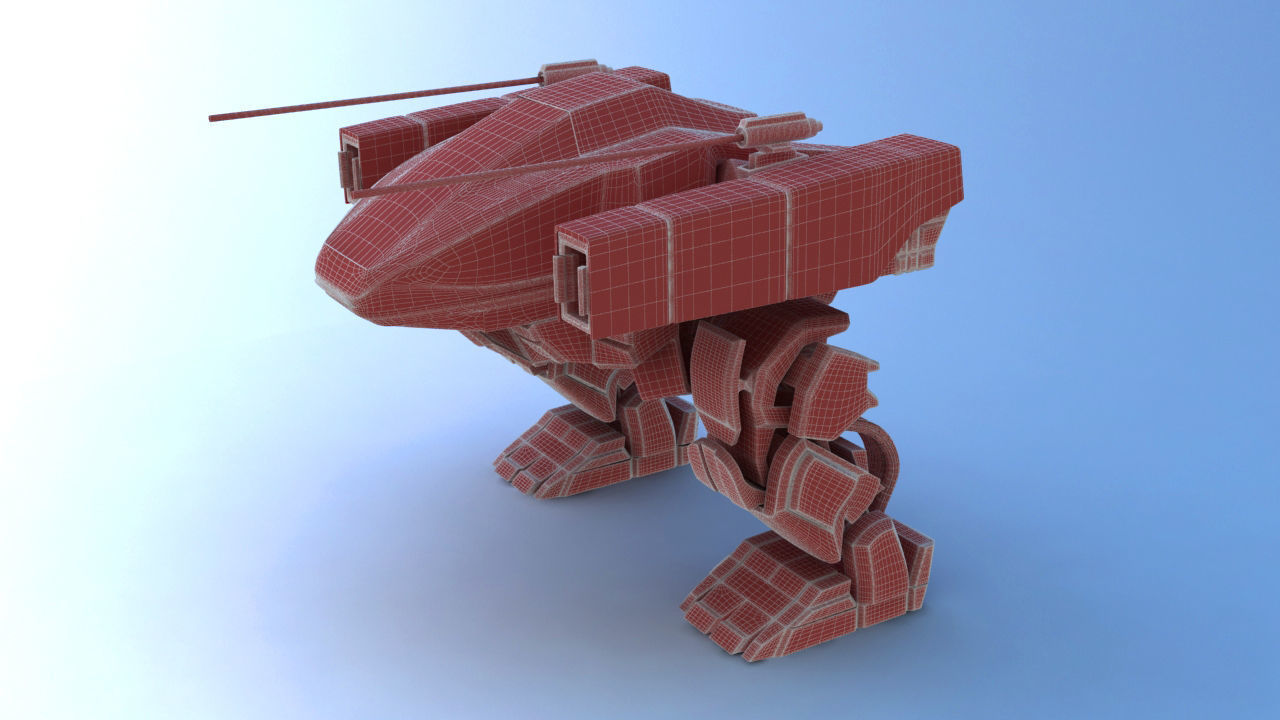 Juggernaut Battle Robot 3D model_40
